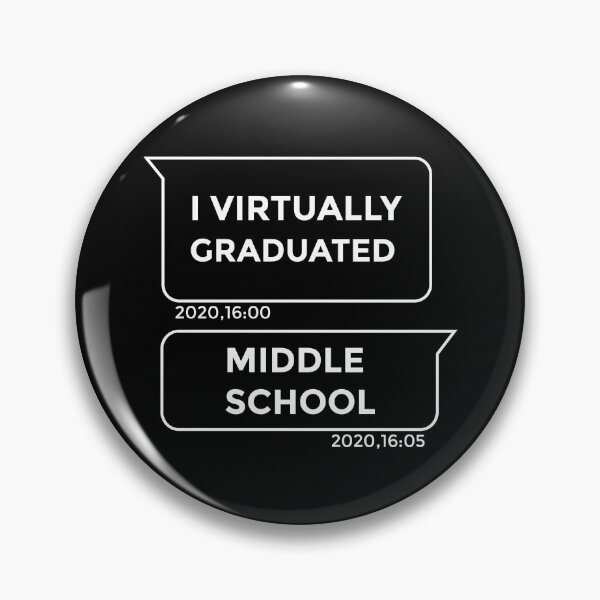 Item preview, I Virtually Graduated Middle School 2020 - Text Messages - Funny 2020 Graduates Gifts designed and sold by yeknow.
