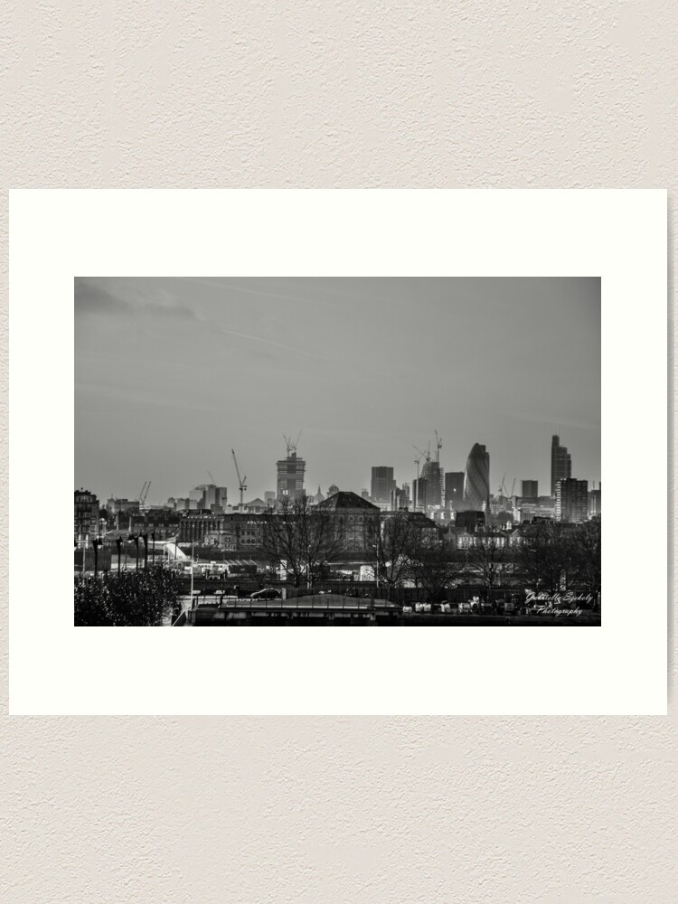 Alternate view of City at dusk Art Print