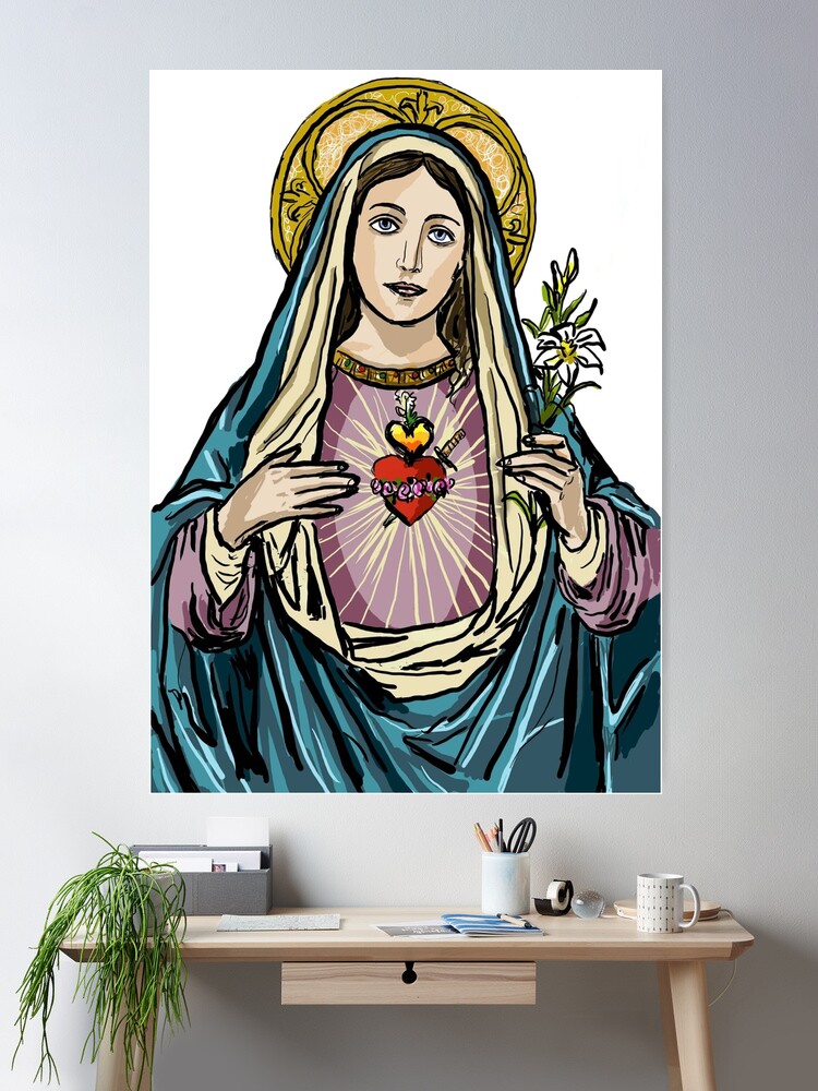 コレクション Mother Mary Framed Poster 712vEHc4JnL._UF350,350_QL50_.jpg