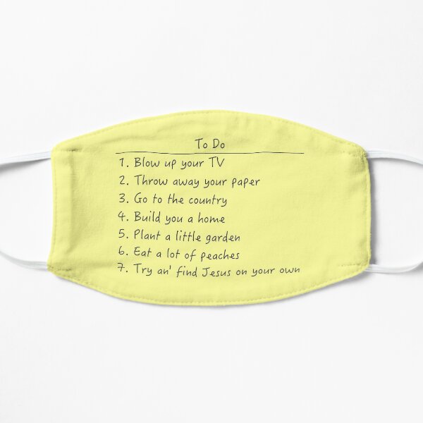 Spanish Pipedream Checklist Flat Mask