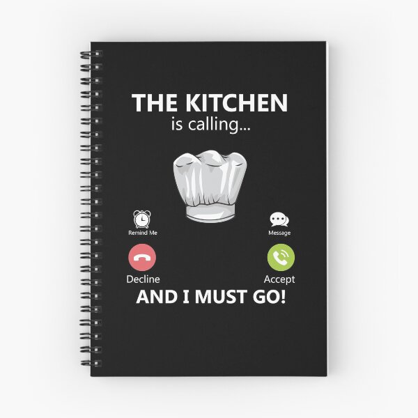 Item preview, The Kitchen Is Calling And I Must Go Cooking Food Lover Chef Gear designed and sold by DynamicDesign.