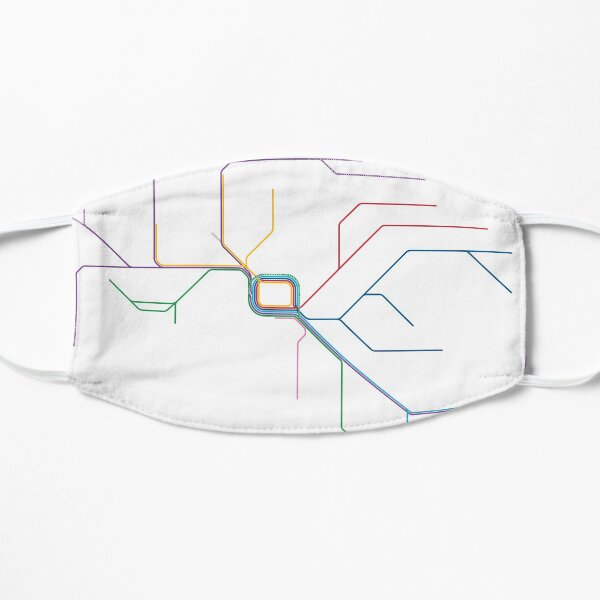 Melbourne Train Map Mask