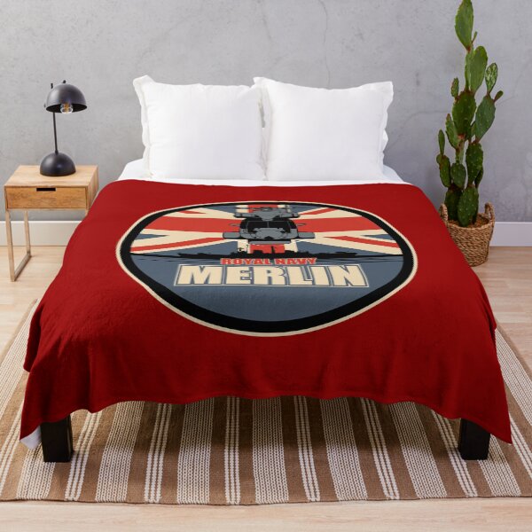 Item preview, Royal Navy Merlin Helicopter Patch designed and sold by StrongVlad.