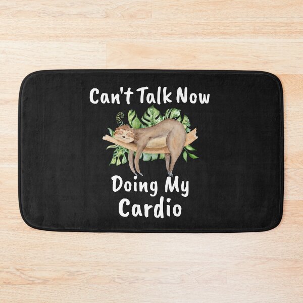 Item preview, Narcolepsy Sloth Can't Talk Now Doing My Cardio Narcoleptic Awareness designed and sold by KatesFunnyArt.
