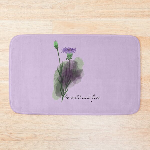 Item preview, Be Wild and Free watercolor wildflower  designed and sold by natsukojewelry.