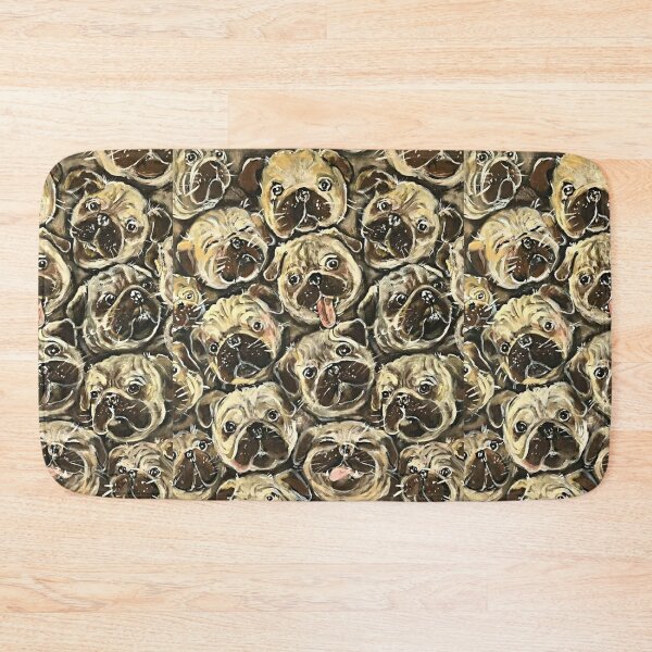 Item preview, Montón de pugs / perro pug / amantes del pug / mamá pug / papás pug / cachorro pug designed and sold by artenvironments.