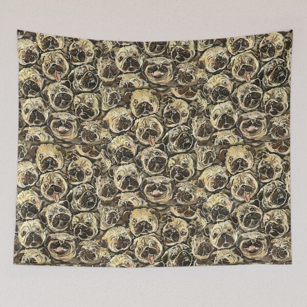 Item preview, Pile Of Pugs / Pug Dog / Pug Lovers / Pug Mom / Pug Dads / Puppy Pug designed and sold by artenvironments.