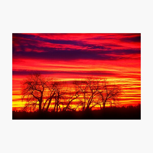 Fire In The Soul Sunrise Photographic Print