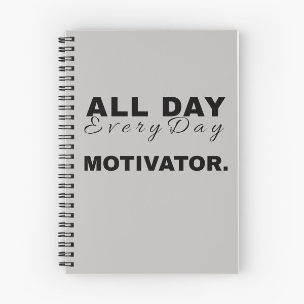 Aperçu de l'œuvre Motivation toute la journée, tous les jours créée et vendue par SharpThreadZ.