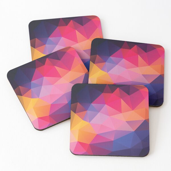 Item preview, Abstract Polygonal Triangle Geometrical Multicolored Background designed and sold by Magryt.