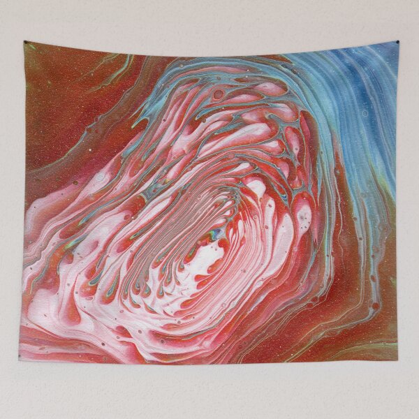 Aperçu de l'œuvre "Nimbus" Fluid Art Peinture créée et vendue par peonypours.