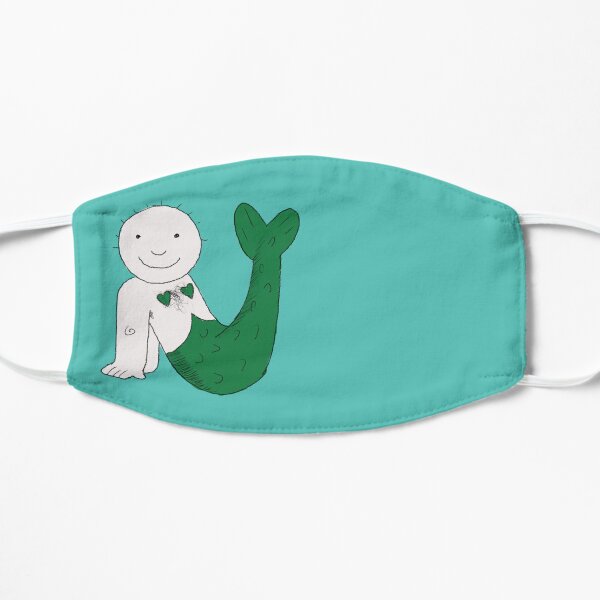 No One Knows You're A Mermaid On the Internet Flat Mask