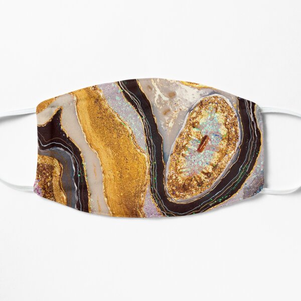 Golden geode Flat Mask