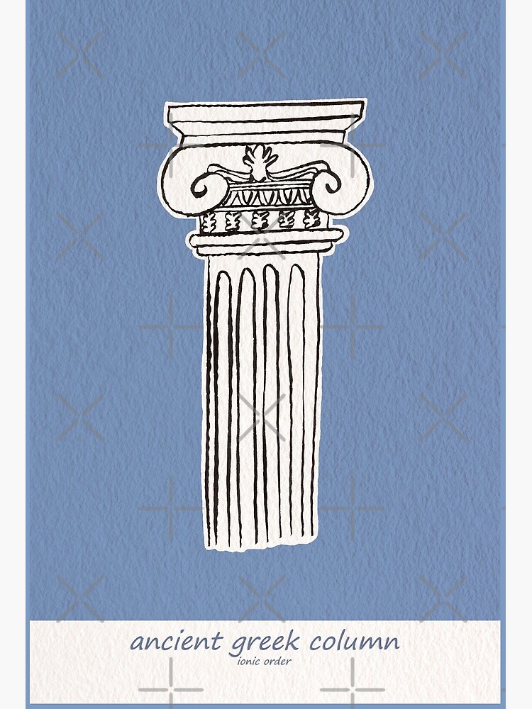 Columna decorativa Grecia (25 x 30 cm, Blanco)