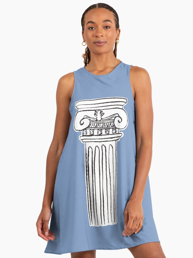 Ionic Greek Column" A-Line Dress for Sale by idriera | Redbubble