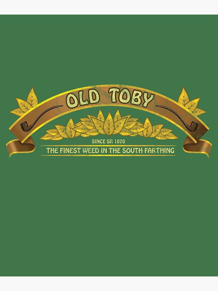 "Tobold Hornblower’s Old Toby Golden, aged and worn version" Poster for