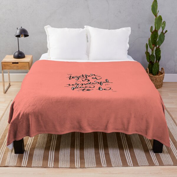 Item preview, Together Is A Wonderful Place To Be: friendship quote design designed and sold by Hannah's  Doodles.