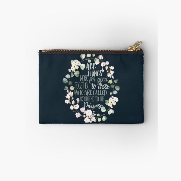 Item preview, Christian Wreath Design - All Things Work Together for Good Romans 8:28 designed and sold by palmsandprints2.