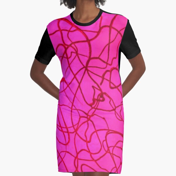 PINK FROSTING Graphic T-Shirt Dress
