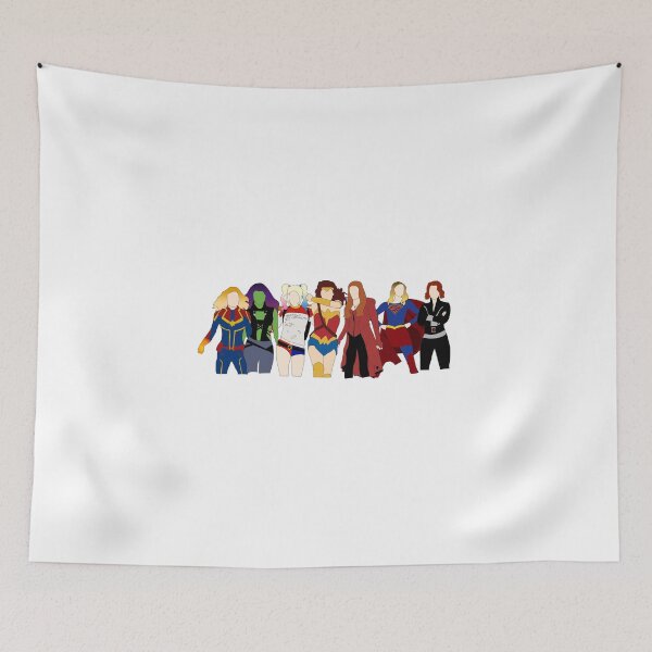Item preview, female superheroes designed and sold by laurenflanz.