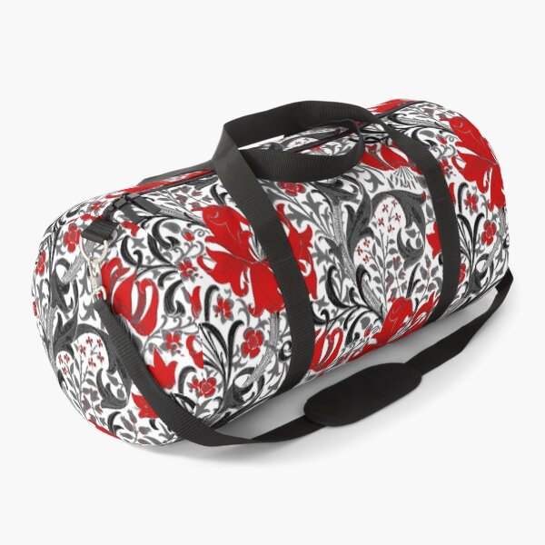 Item preview, William Morris Iris and Lily, Black, White and Red designed and sold by Marymarice.