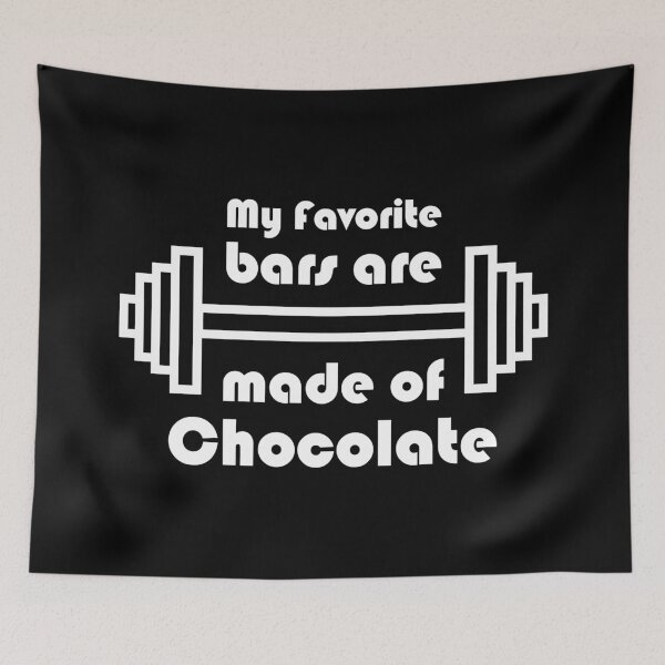 Item preview, My Favorite Bars are Made of Chocolate designed and sold by Fives55.
