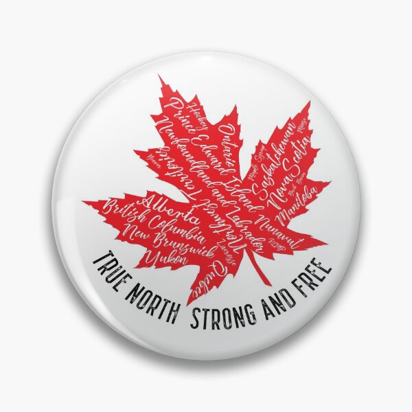 Item preview, True North Strong And Free designed and sold by GravitiTees.