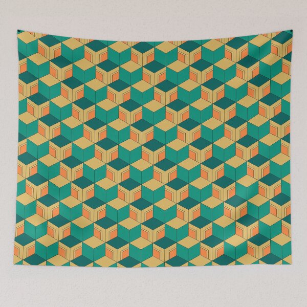 Item preview, Haori: Hex Cubes designed and sold by Kerry-Symetria.