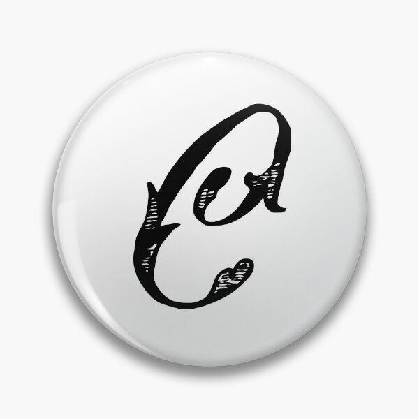 Item preview, Vintage Stylish Black and White Monogram C designed and sold by Vintage-TM.