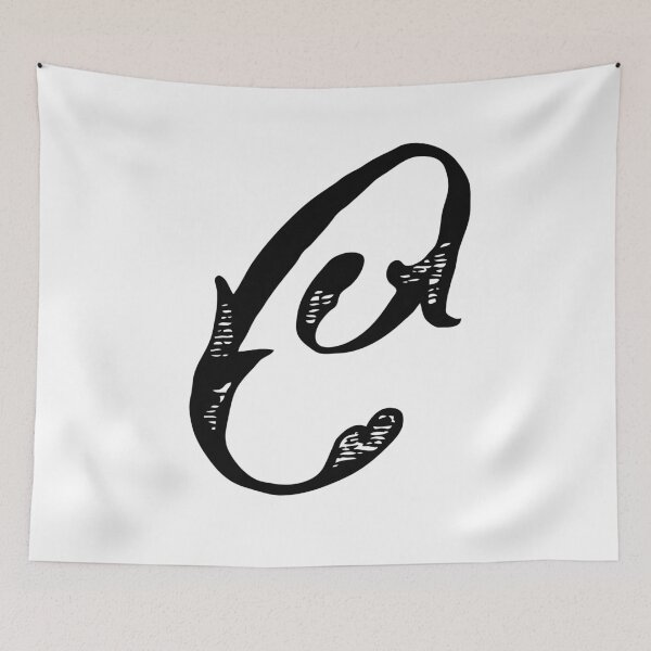 Item preview, Vintage Stylish Black and White Monogram C designed and sold by Vintage-TM.