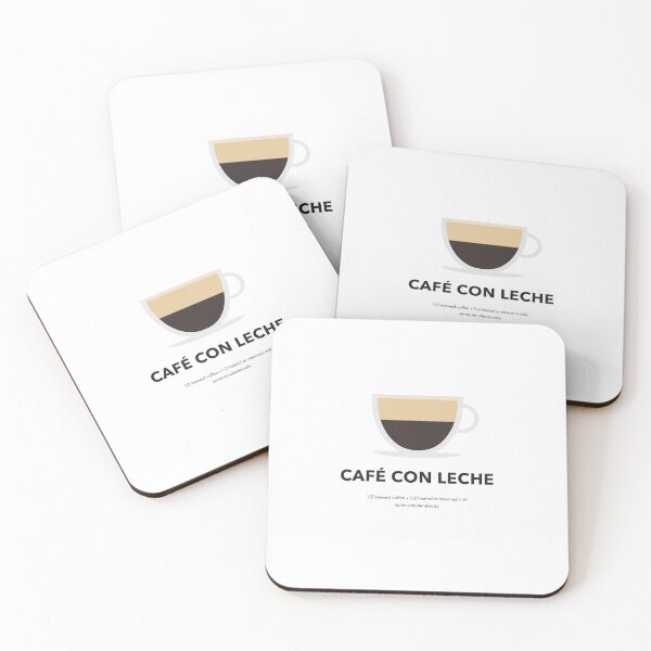 Item preview, The World of Coffee - Café con Leche coffee artwork, home decor, kitchen art print designed and sold by Fernando G..