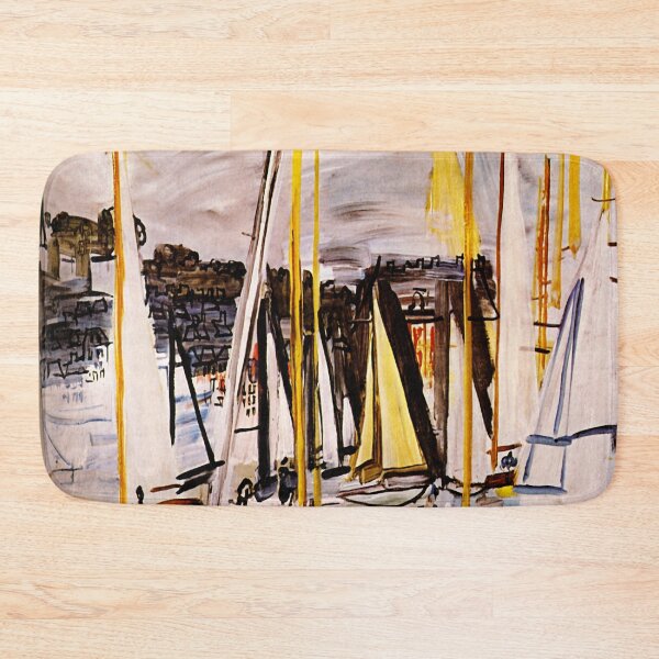 Item preview, The Basin of Deauville(Le Bassin de Deauville)-Raoul Dufy designed and sold by LexBauer.