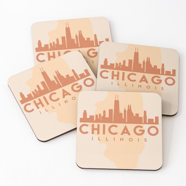 Item preview,  Illinois make up this amazing art piece. A great gift for anybody that has love for this city. designed and sold by deificusArt.