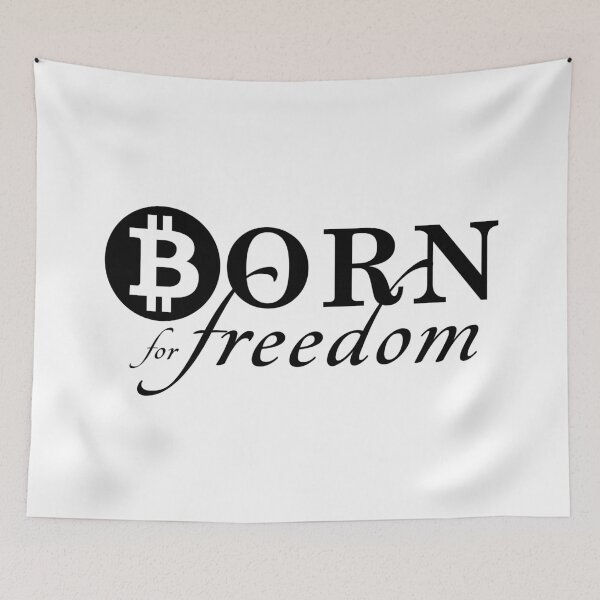 Item preview, Bitcoin born for freedom - crypto designed and sold by torti2000.