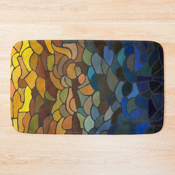Item preview, Stained Glass I, Blue to Yellow designed and sold by LuciaRyan.