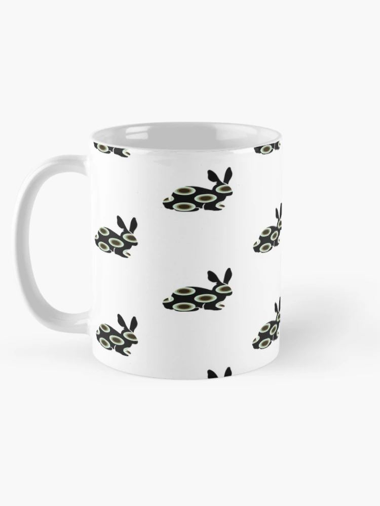 Thumbnail 5 of 6, Coffee Mug, Pattern Rabbit designed and sold by majeed10.