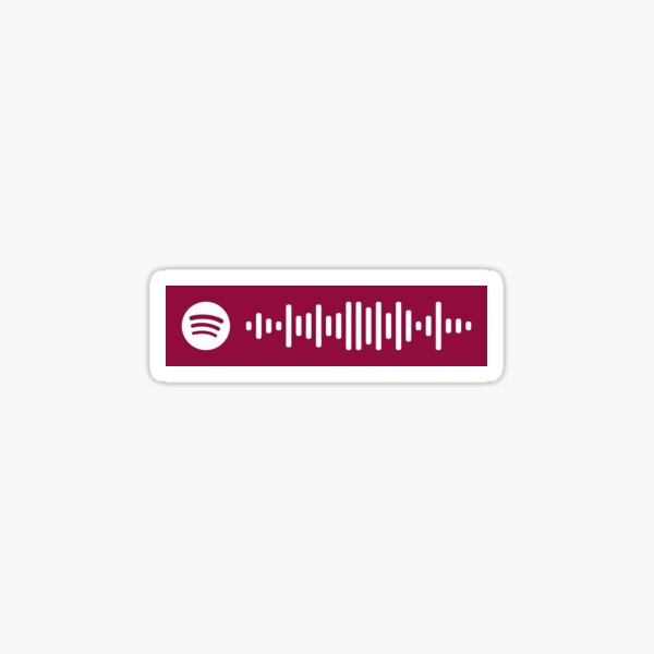 Spotify Scan Code Stickers Redbubble