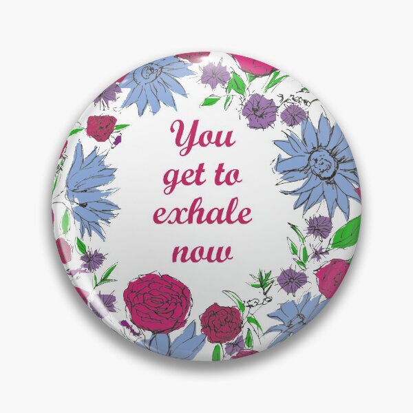 Item preview, Exhale Now - Bi Flag- Flowers designed and sold by brainbag.