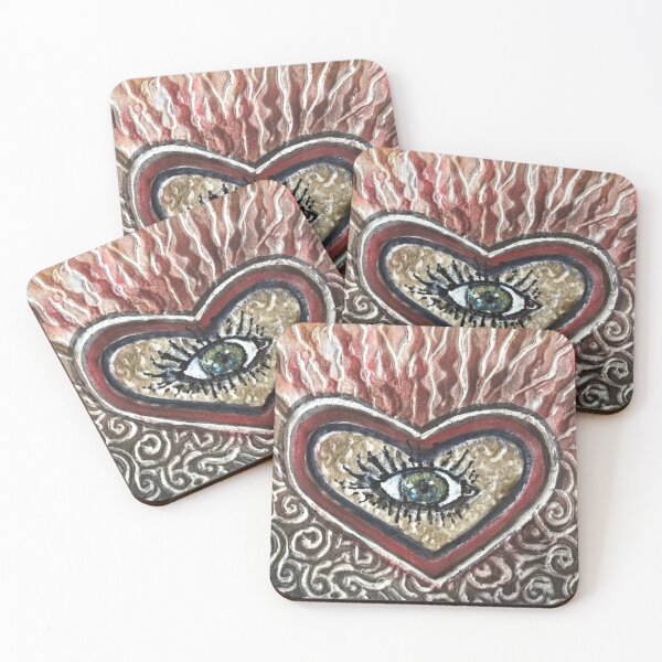 Item preview, Blazing Heart and All Seeing Eye designed and sold by artenvironments.