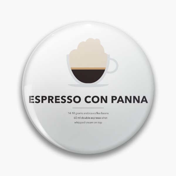 Item preview, World of Coffee - Espresso con Panna coffee artwork, home decor, kitchen art print designed and sold by Fernando G..