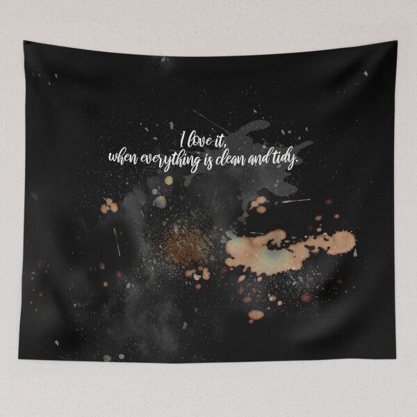 Item preview, clean tidy and messy dirty - irony designed and sold by MadandMean.