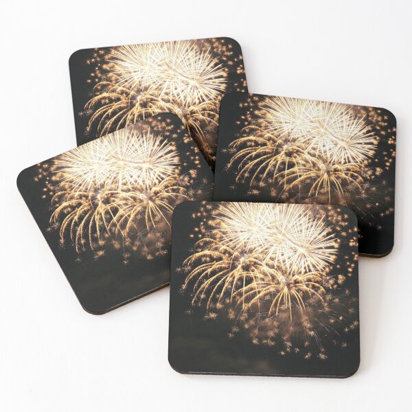 Item preview, Golden Fireworks at the Lake designed and sold by artjuniverse.