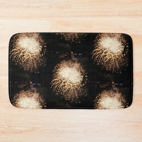 Item preview, Golden Fireworks at the Lake designed and sold by artjuniverse.