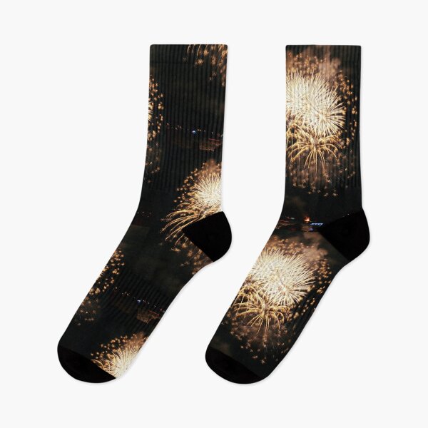 Item preview, Golden Fireworks at the Lake designed and sold by artjuniverse.