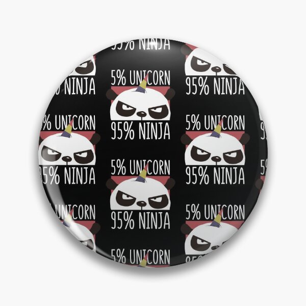 Item preview, Funny Unicorn Ninja Panda designed and sold by DavinciStore21.