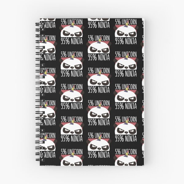 Item preview, Funny Unicorn Ninja Panda designed and sold by DavinciStore21.