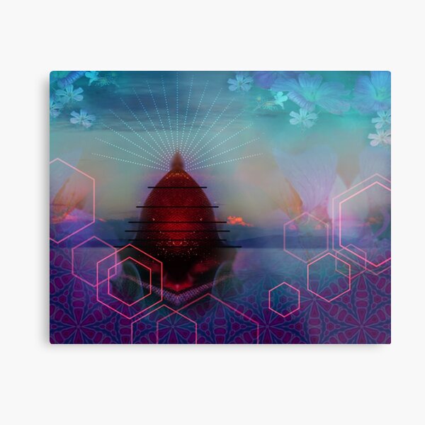 Hive - surreal landscape Metal Print