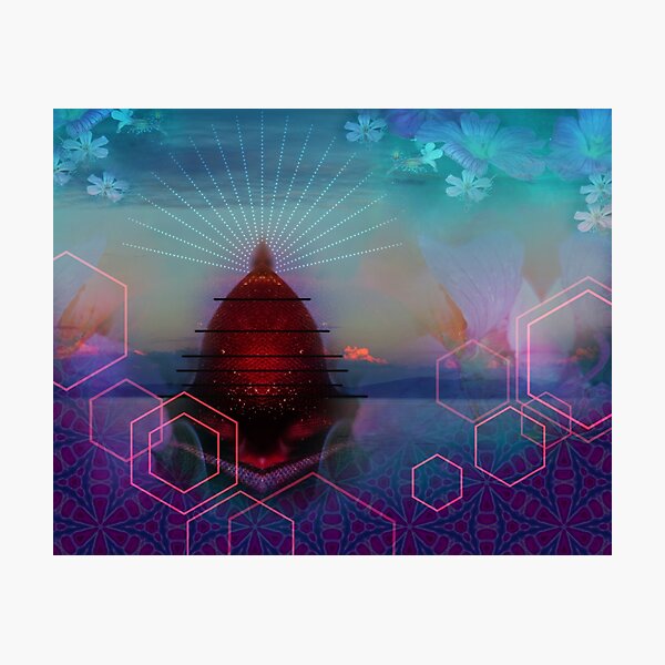 Hive - surreal landscape Photographic Print