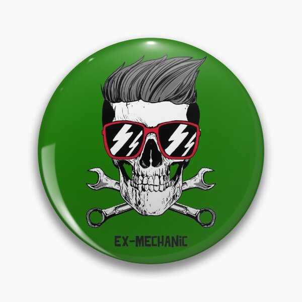 Artikelvorschau, Ex-Mechaniker mit Sonnenbrille, Skullart entworfen und verkauft von kcaandwu.