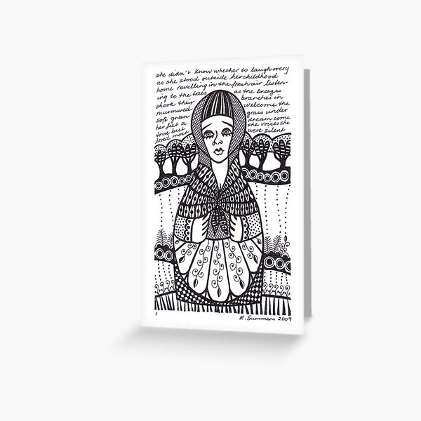 babushka 1 Greeting Card